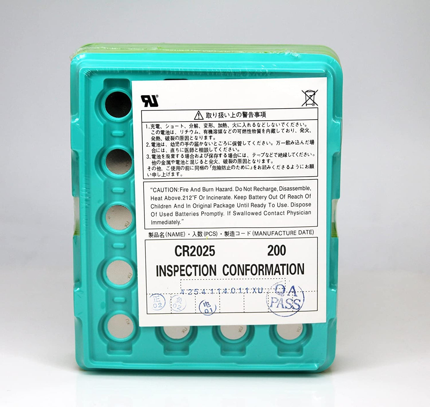 Cr2025 Battery (8 pcs) -Energizer 3v Lithium Coin Cell Battery Dl2025 Ecr2025 CR 2025