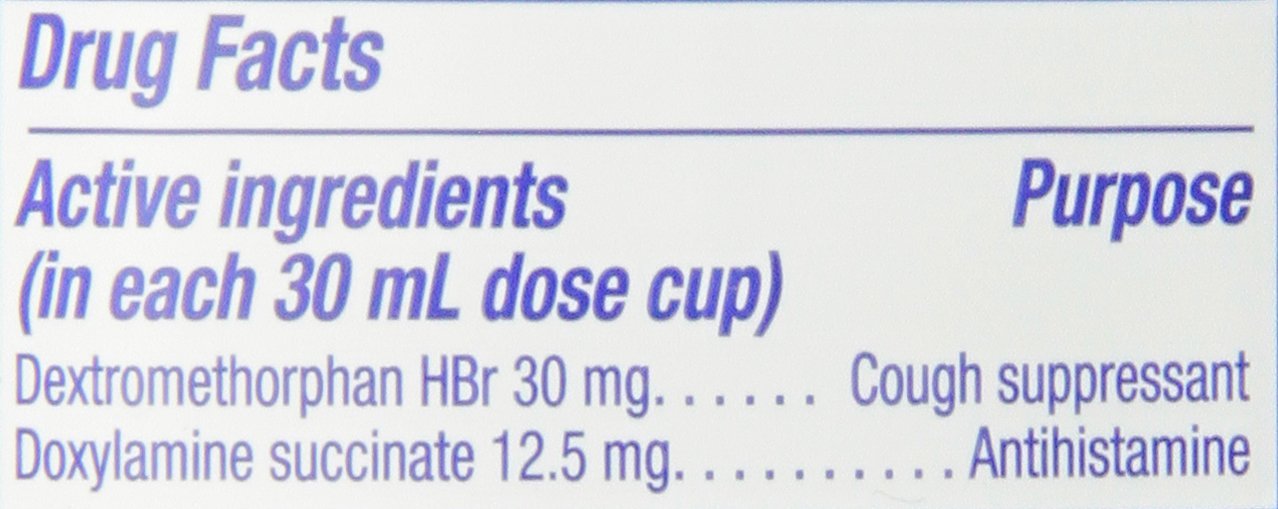 Vicks NyQuil Cough Nighttime Relief, Cherry Liquid, 8 Fl Oz
