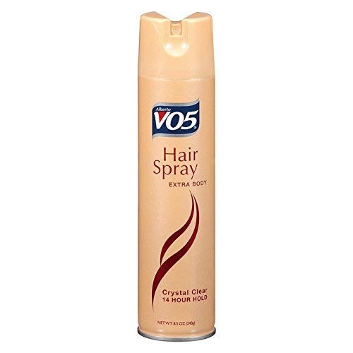 VO5 Hairspray Extra Body Crystal Clear 8.5 oz ( Packs of 4)