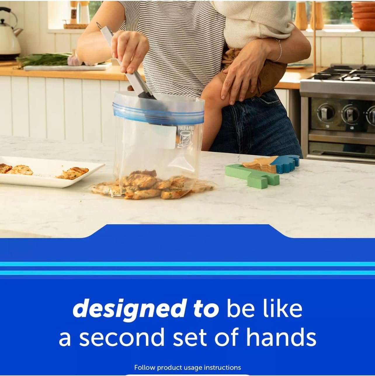 Ziplock-Bags Variety Pack – 52 Storage Gallon Bags - 50 Storage Quart Bags - 125 Sandwich Bags - 120 Snack Bags (Total 347 Bags)