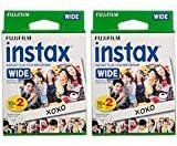 Wide Instant Film, White, 20 Exposures (2 Boxes)