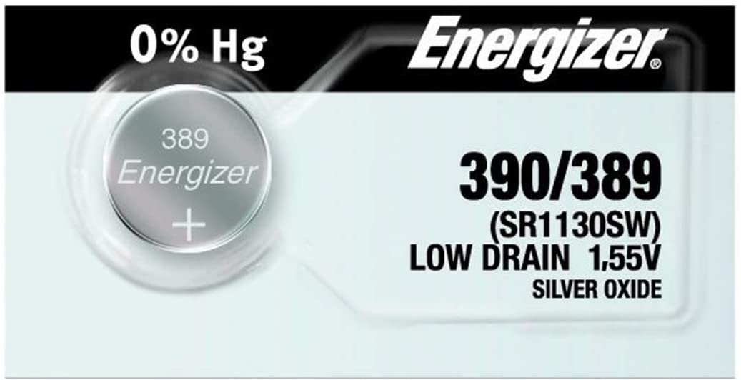 Energizer 389-390 1.5V Silver Oxide Battery (1 Pack)