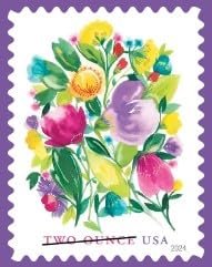 Wedding Blooms Two Ounce (2 oz.) (Sheet of 20) Postage Stamps Scott #5850