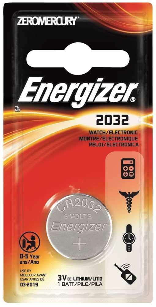 Energizer 2032 Battery CR2032 Lithium 3v, 20 Batteries