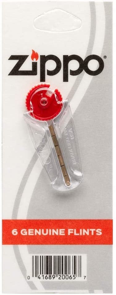 Zippo flints & Wicks 2406N 6 Genuine Flints (Pack of 4) (4)