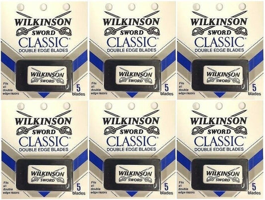 Wilkinson sword classic double edge razor blades - 5 per pack x 6 pk (30 Blades)