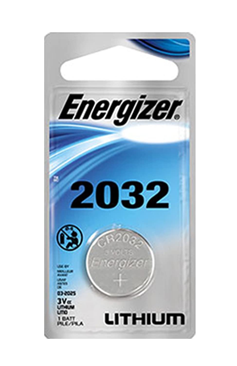 6X Energizer CR2032 Batteries 3v Lithium Carded Coin Button Battery Fresh