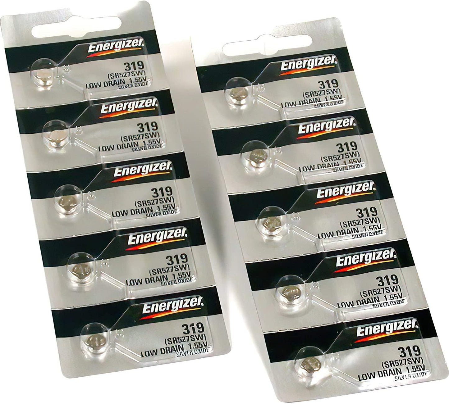 10 SR527SW 319 Battery Energizer Watch Batteries New
