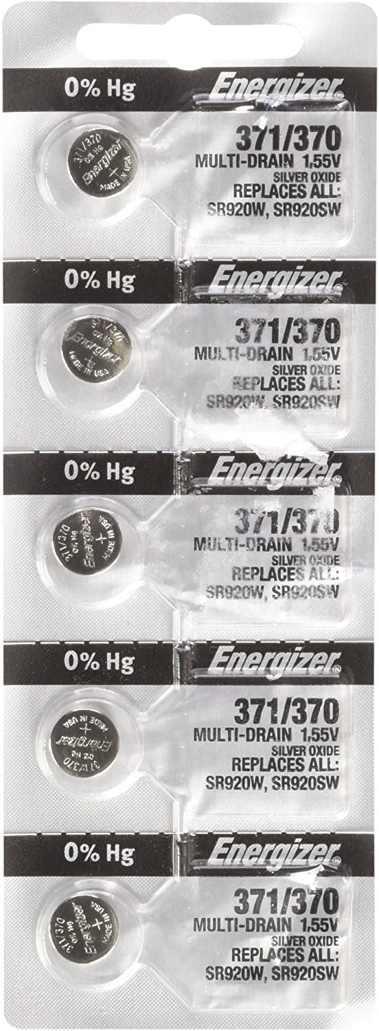 10 371 / 370 Energizer Watch Batteries SR920SW Battery