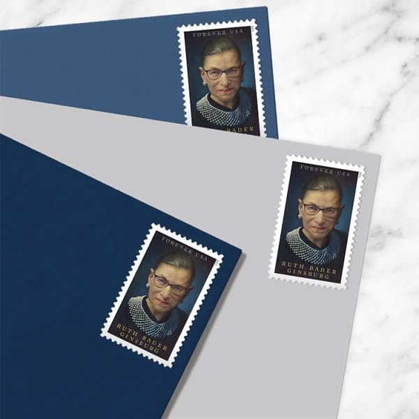 United States Postal Service Sheet of 20 First Class Postage Stamps for Ruth Bader Ginsburg