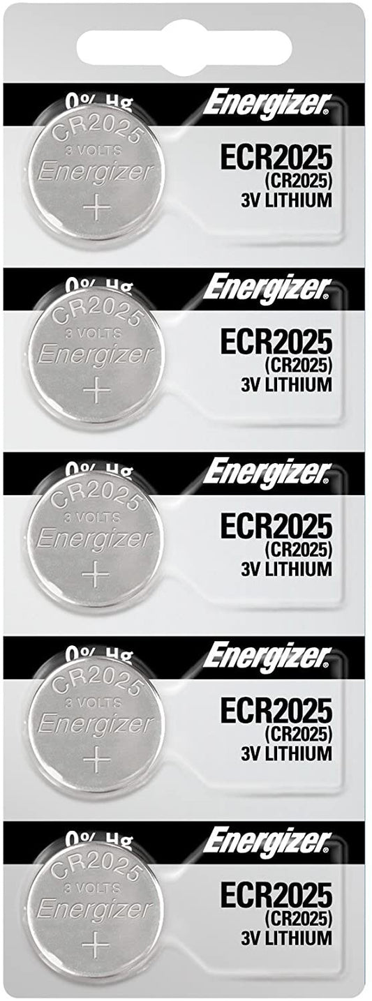 CR2025 Energizer Lithium Batteries (1 Pack of 5)