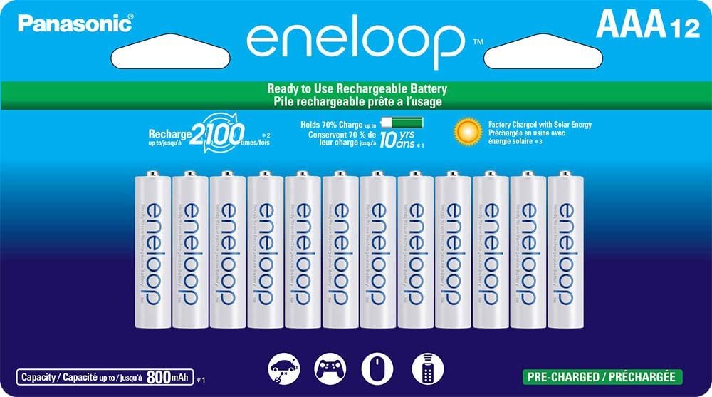Panasonic eneloop, Pre-Charged Rechargeable Batteries