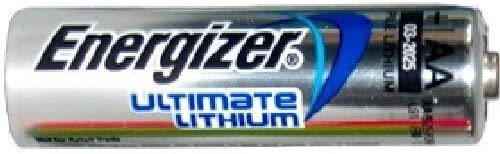 12 x AA Energizer Ultimate Lithium (L91) 1.5 Volt Batteries
