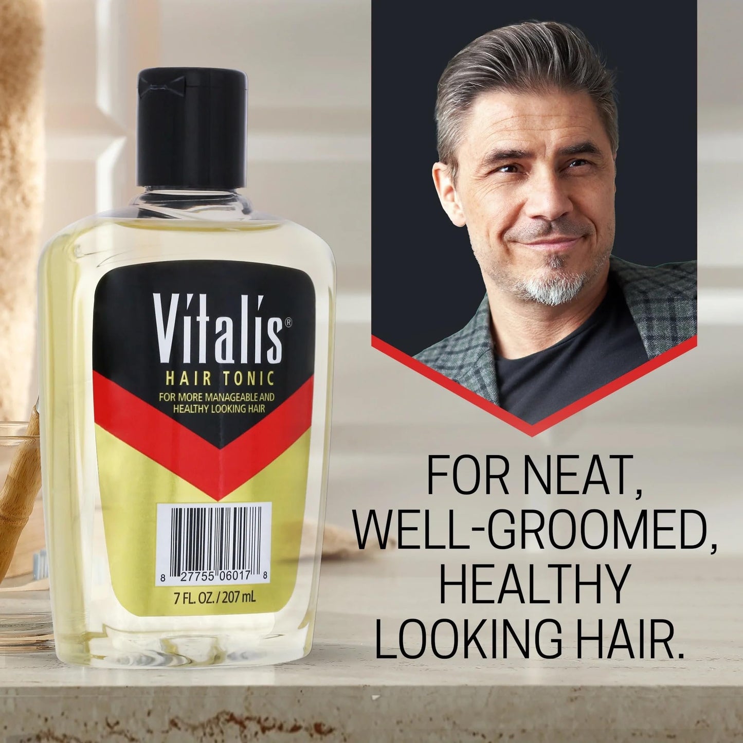 Vitalis Hair Tonic For Men, 7 ounce (pack of 1) (VT06017)