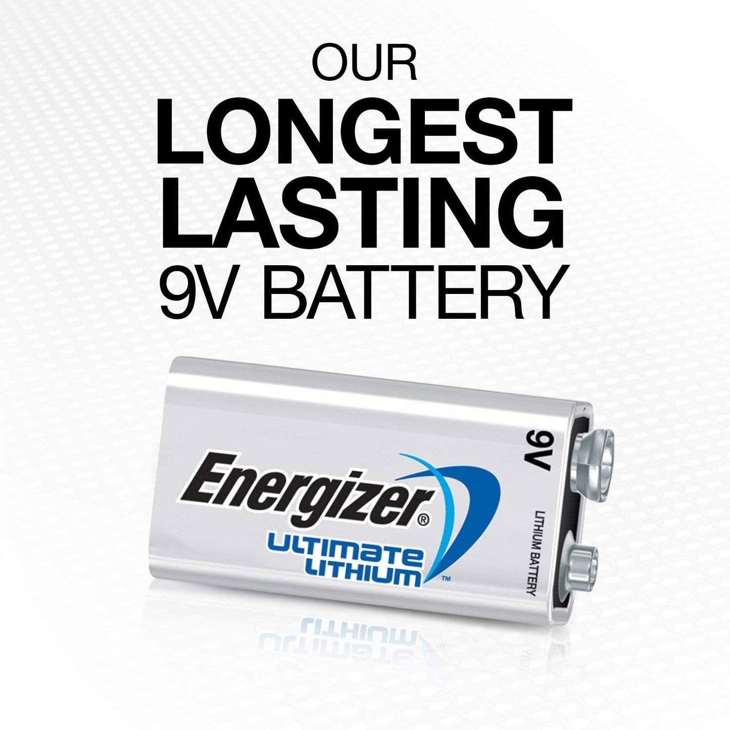 Ultimate Lithium 9V, Long-Lasting Power, 2-Pack.