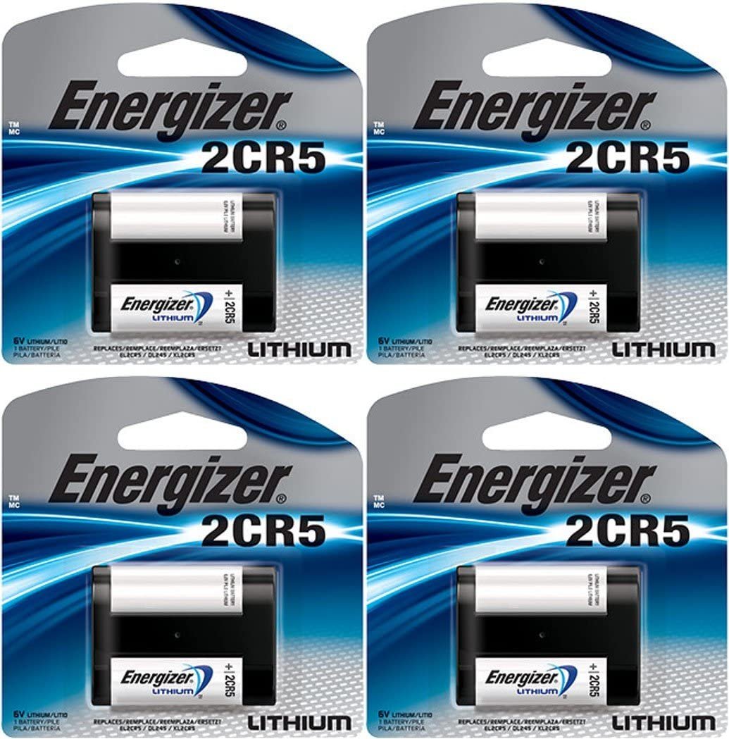 4 X Energizer 2Cr5 6 Volt Lithium Battery 245 Dl245 El2Cr5 Kl2Cr5