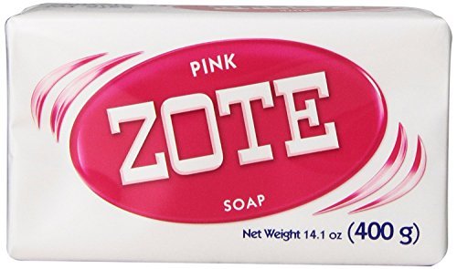 Zote Laundry Bar Soap Variety Pack - White and Pink - 2 Bars