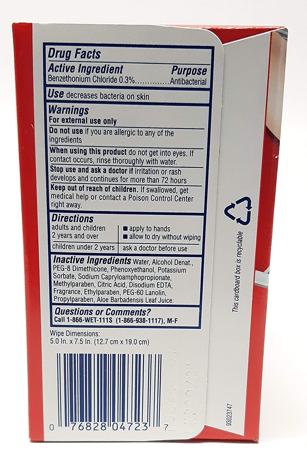 Wet Ones Antibacterial Singles, 24 ct (1 Pack)