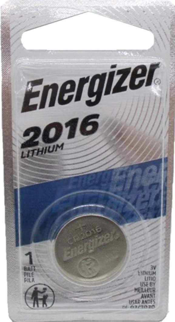 Energizer 2016 3V Lithium Button Cell Battery Original Retail Pack, 2x2 Packs Total of 4 Batteries