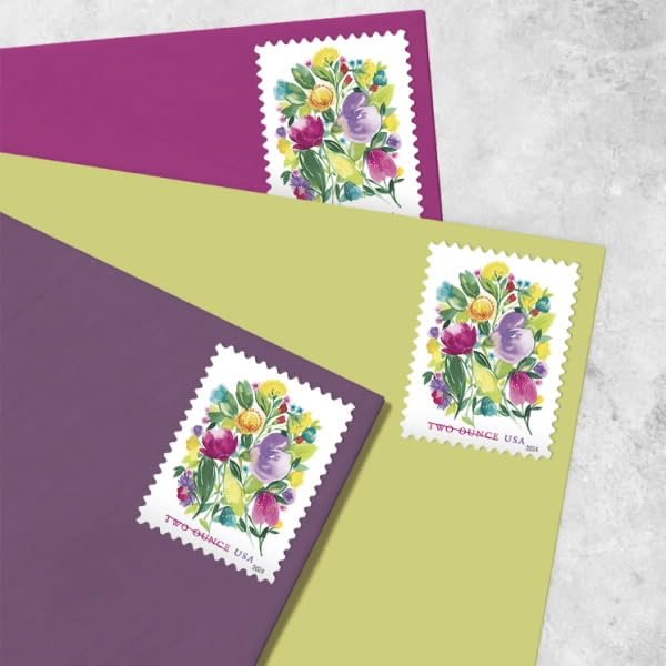 Wedding Blooms Two Ounce (2 oz.) (Sheet of 20) Postage Stamps Scott #5850