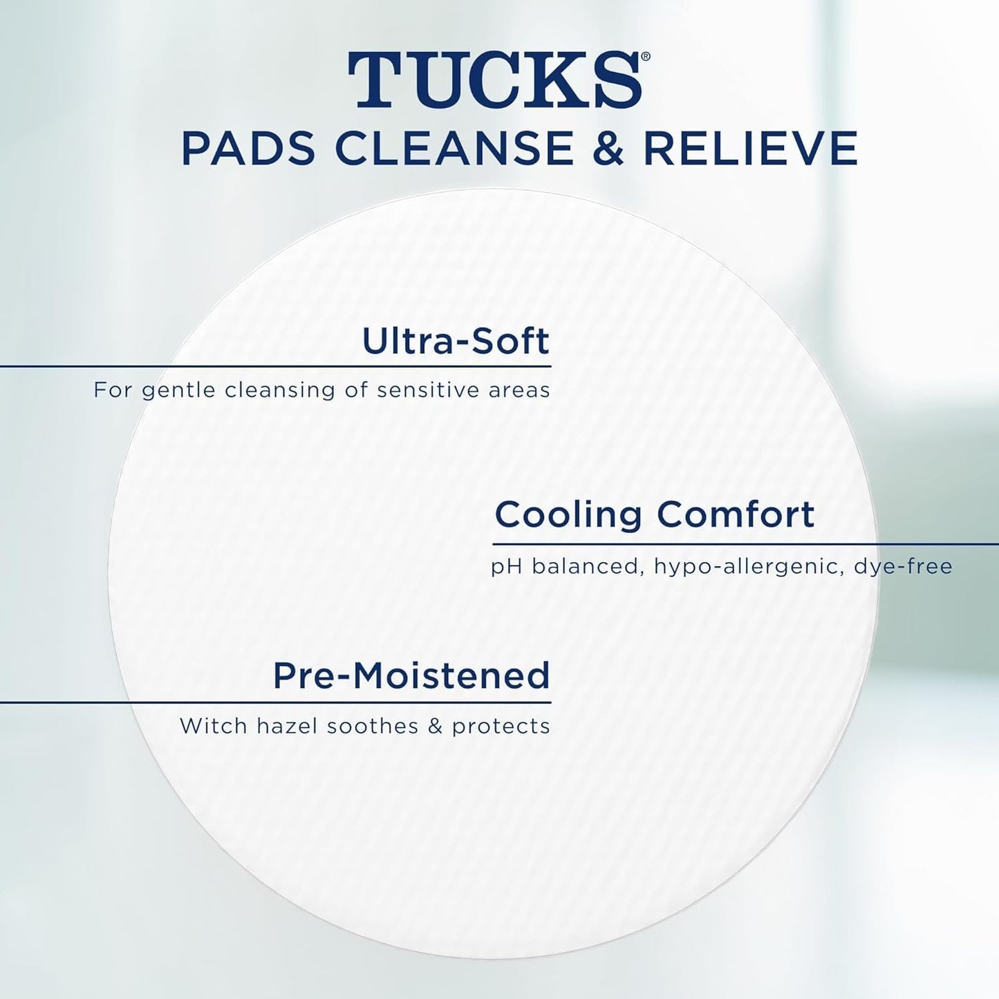 Tucks Medicated Hemorrhoid Cooling Pads. 100 Pads Each (Pack of 2)