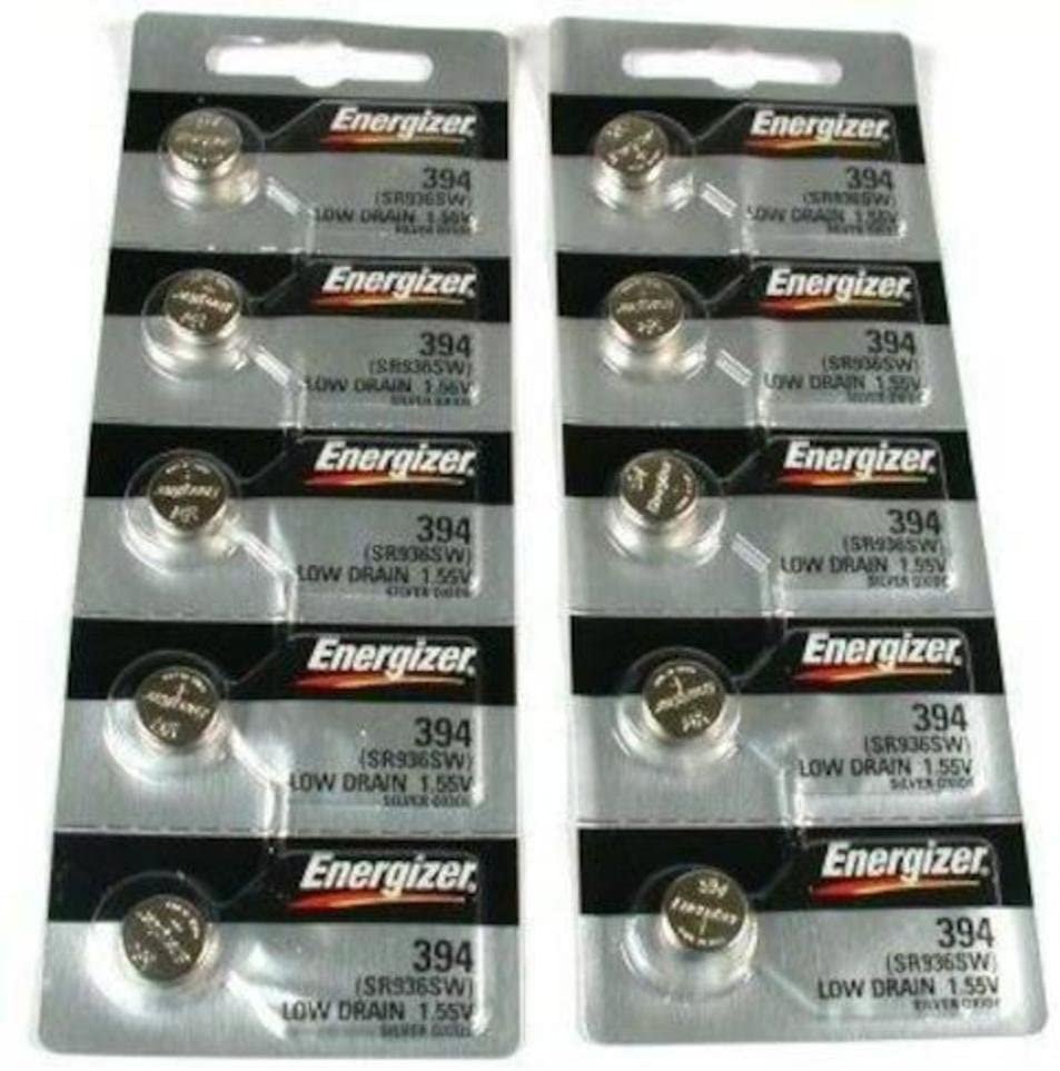 10 394 / 380 Energizer Watch Batteries SR936W SR936SW