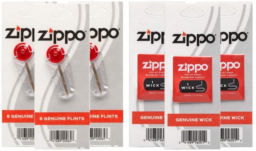 Zippo Flints & Wicks Co-Pack