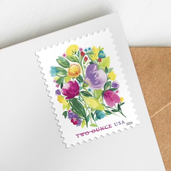 Wedding Blooms Two Ounce (2 oz.) (Sheet of 20) Postage Stamps Scott #5850