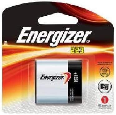 8 x Energizer CRP2 (223A) 6 Volt Lithium Batteries (On a Card)