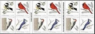 USPS Forever Stamp Sheets Featuring Birds (2 Sheets, Birds in Winter)