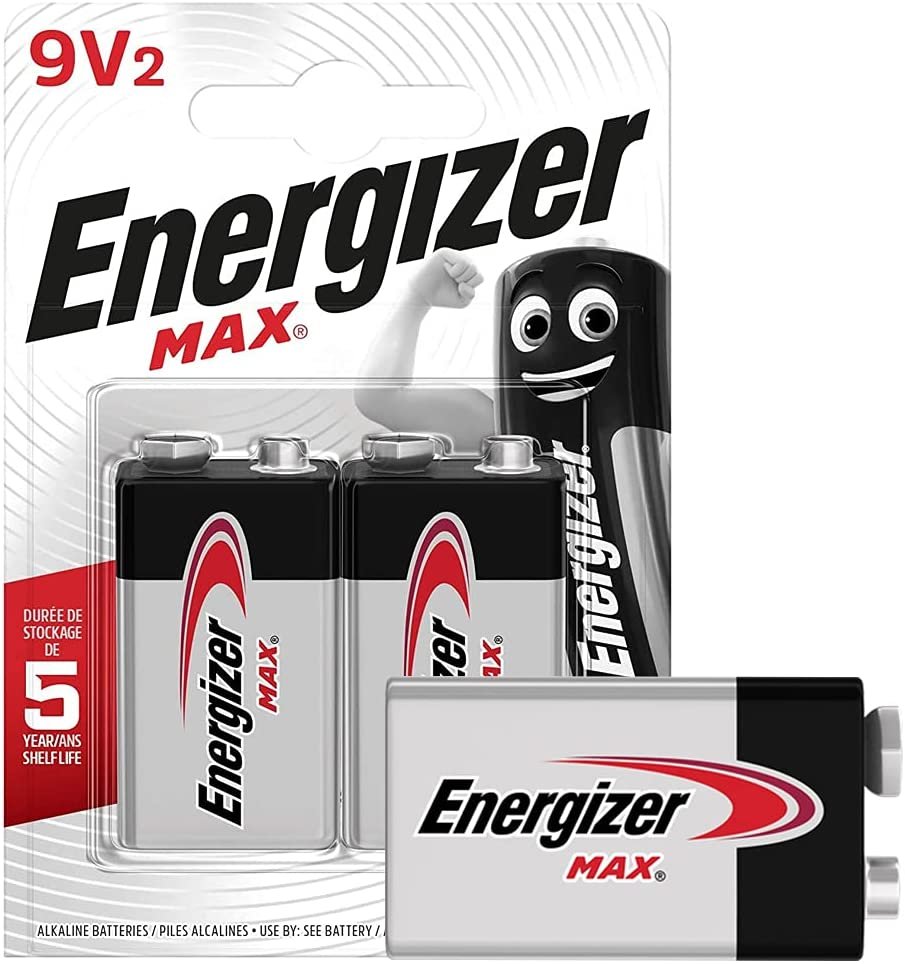 Energizer Battery 9V Max 2-pak, 235483