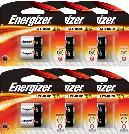 12 Energizer CR2 3-Volt 3V Lithium Photo Batteries (6x2)