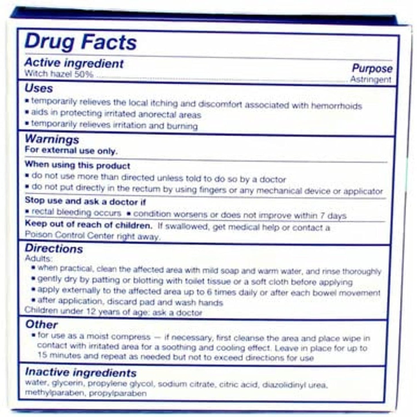 Tucks Md Cool Hemorrhoid Pad, 40 Count