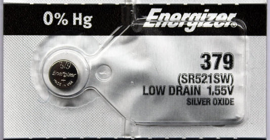 25 379 Energizer Watch Batteries SR521SW Battery Cell