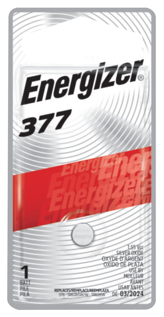 Energizer 377 / 376 Watch Batteries (Pack of 5)