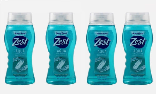 Zest Body Wash Aqua 18 Oz Pack Of