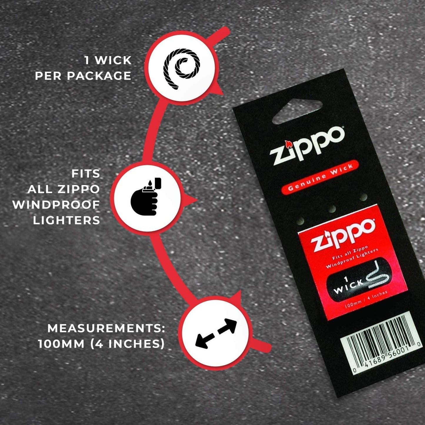 Zippo Flints & Wicks Co-Pack