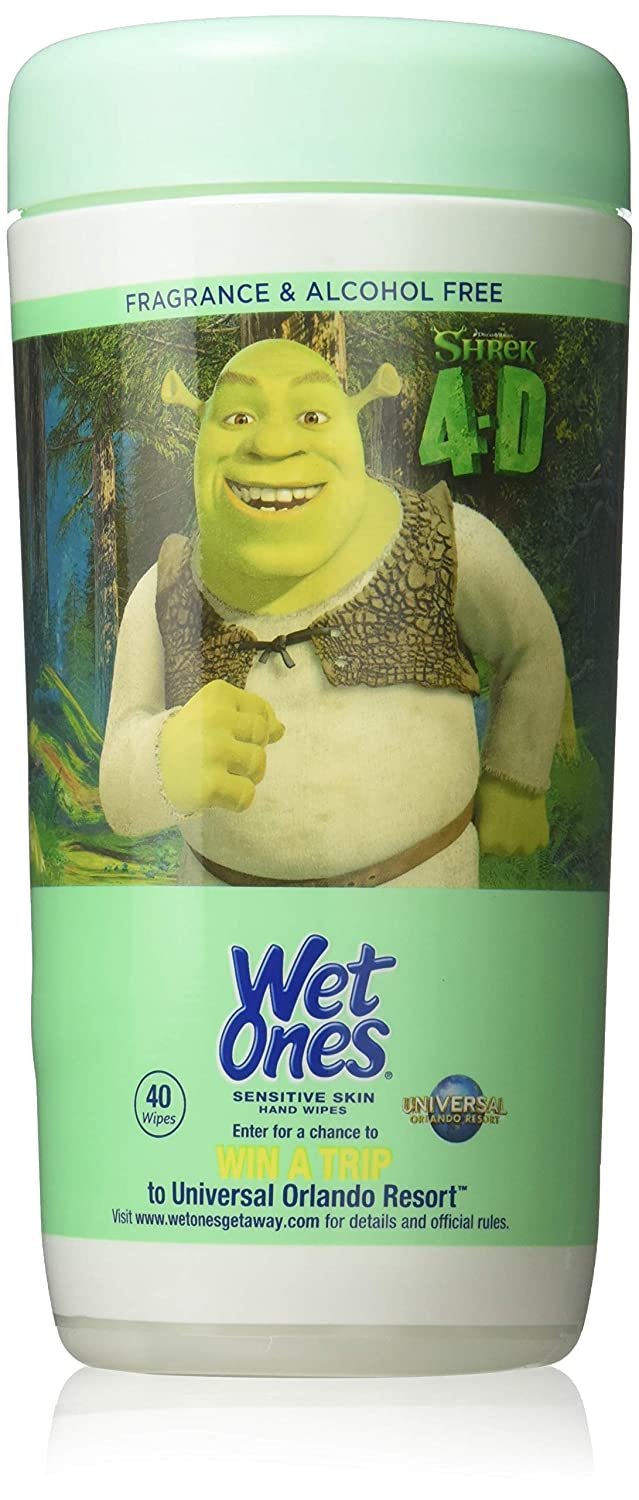 Wet Ones Sensitive Skin Hand Wipes (Pack Of 4)