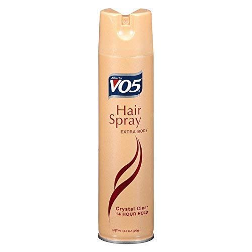 VO5 Hairspray Extra Body Crystal Clear 8.5 oz ( Packs of 4)