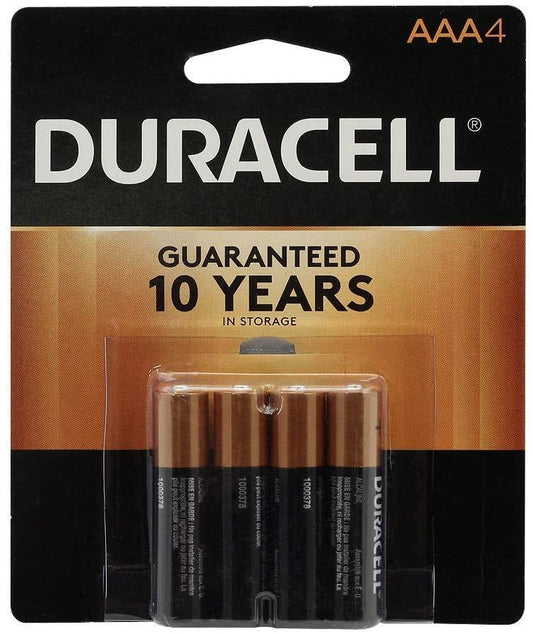 Duracell, Standard Battery, AAA, Alkaline, MN2400B4Z (4 Pack)