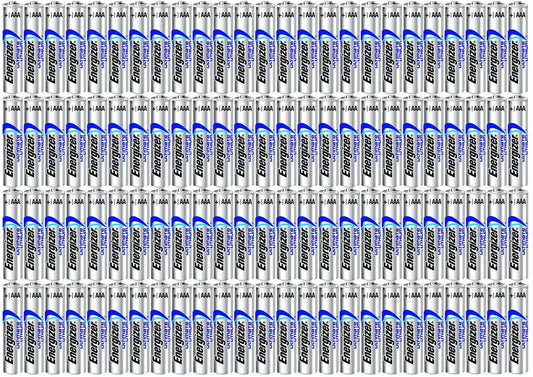 Energizer 100AAA Ultimate Lithium Long Lasting Leakproof Batteries