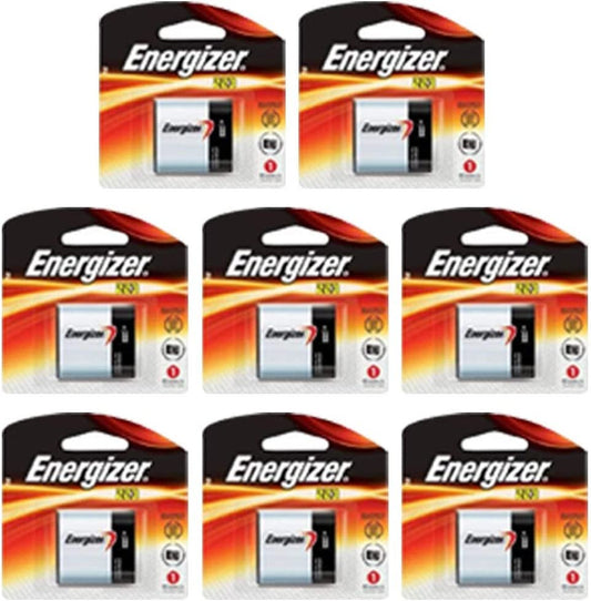 8 x Energizer CRP2 (223A) 6 Volt Lithium Batteries (On a Card)