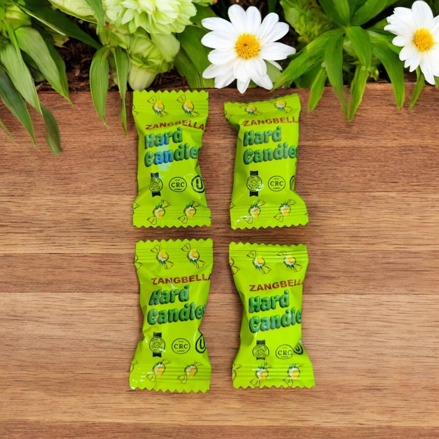 ZANGBELLA Ginger Hard Candy - Relief Nausea, Motion Sickness, Upset Stomach, Individually Wrapped (2 Pack)