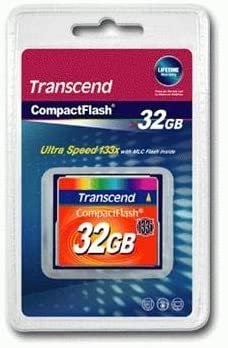 Transcend Information TS32GCF133 32GB CF CARD 133X, TYPE I