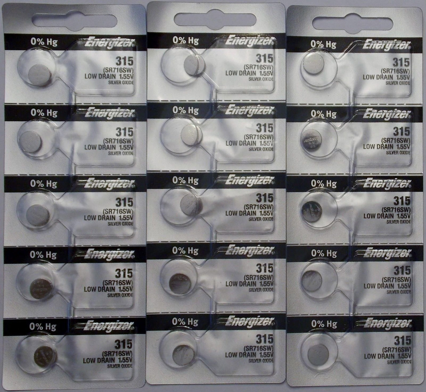 15 315 Energizer Watch Batteries SR716SW Battery Cell