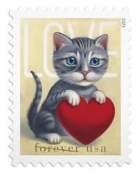 USPS Love 2023 (5 Sheets of 20) Forever Postage Stamps US Postal First Class Valentine Dog Cat Puppy Kitten Pet Wedding Celebration Engagement Invitation Anniversary Romance Party