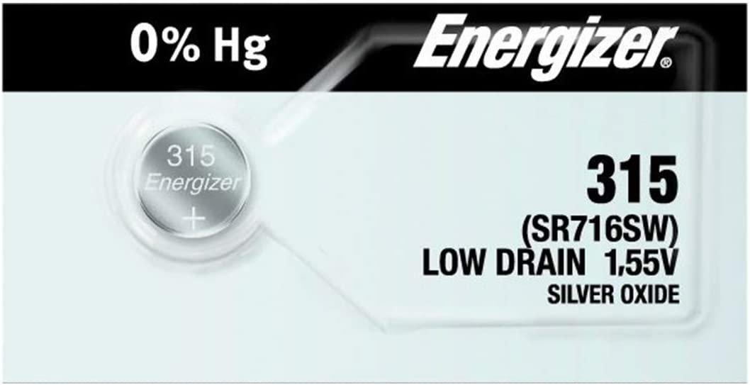 Energizer 315 SR716SW Silver Oxide 1pc (Each)