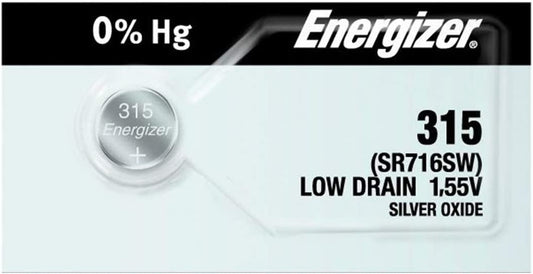 Energizer 315 SR716SW Silver Oxide 1pc (Each)