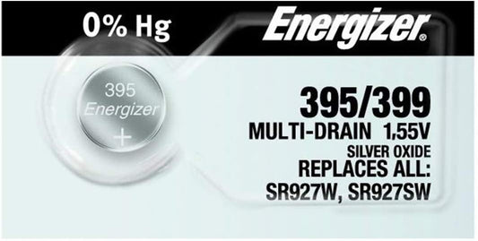 Energizer 395-399TS BUTTON CELL BATTERY 399 OXIDE