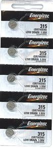 5 315 Energizer Watch Batteries SR716SW Battery New